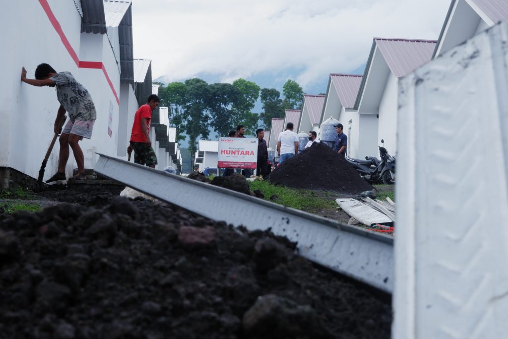 Proses Pembangunan Huntara