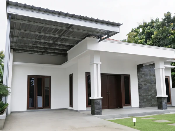 Kanopi Baja Ringan Ukuran 3x6 m