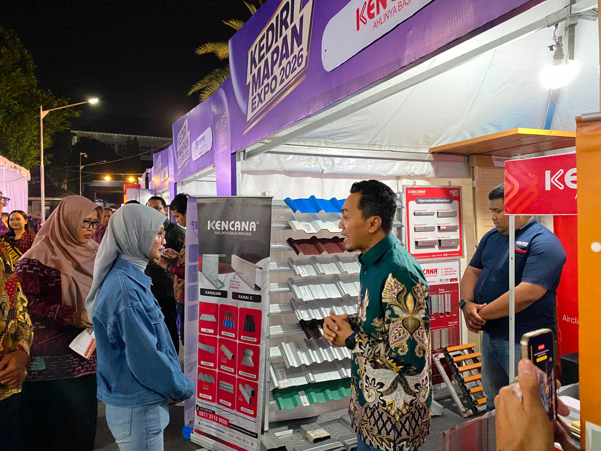 Wali Kota Kediri Kunjungi Booth KENCANA di EXPO Kediri 2026