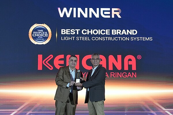 Penghargaan KENCANA “Best Choice Brand Light Steel Construction Systems”